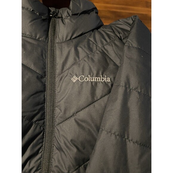 NWT COLUMBIA Black Heavenly Jacket QUILTED PUFFER Omni-Heat Reflective Lining S - Picture 6 of 14
